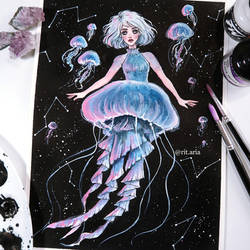 Jellyfish by Aria-Illustration