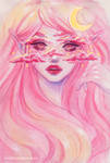 Blushing clouds by ARiA-Illustration