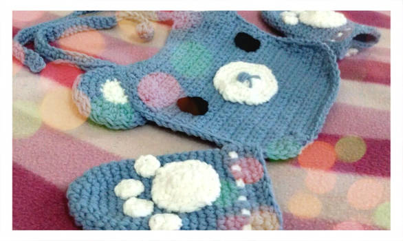 Baby Mittens and Bibs Bear Amigurumi