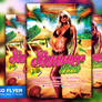 Beach Party Flyer Template PSD