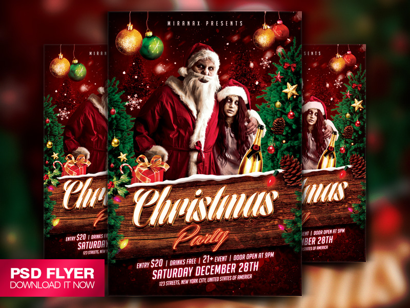 Christmas / New Year Party Flyer Template PSD by Art-MiraNAX on DeviantArt christmas-new-year-party-flyer-template-psd-by-art-miranax-on-deviantart