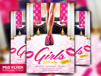 Sexy Girls / Ladies Night Party Flyer Template