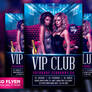 Sexy Girl Night Party Flyer PSD Template