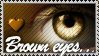 Brown Eyes stamp by Emerald-Depths