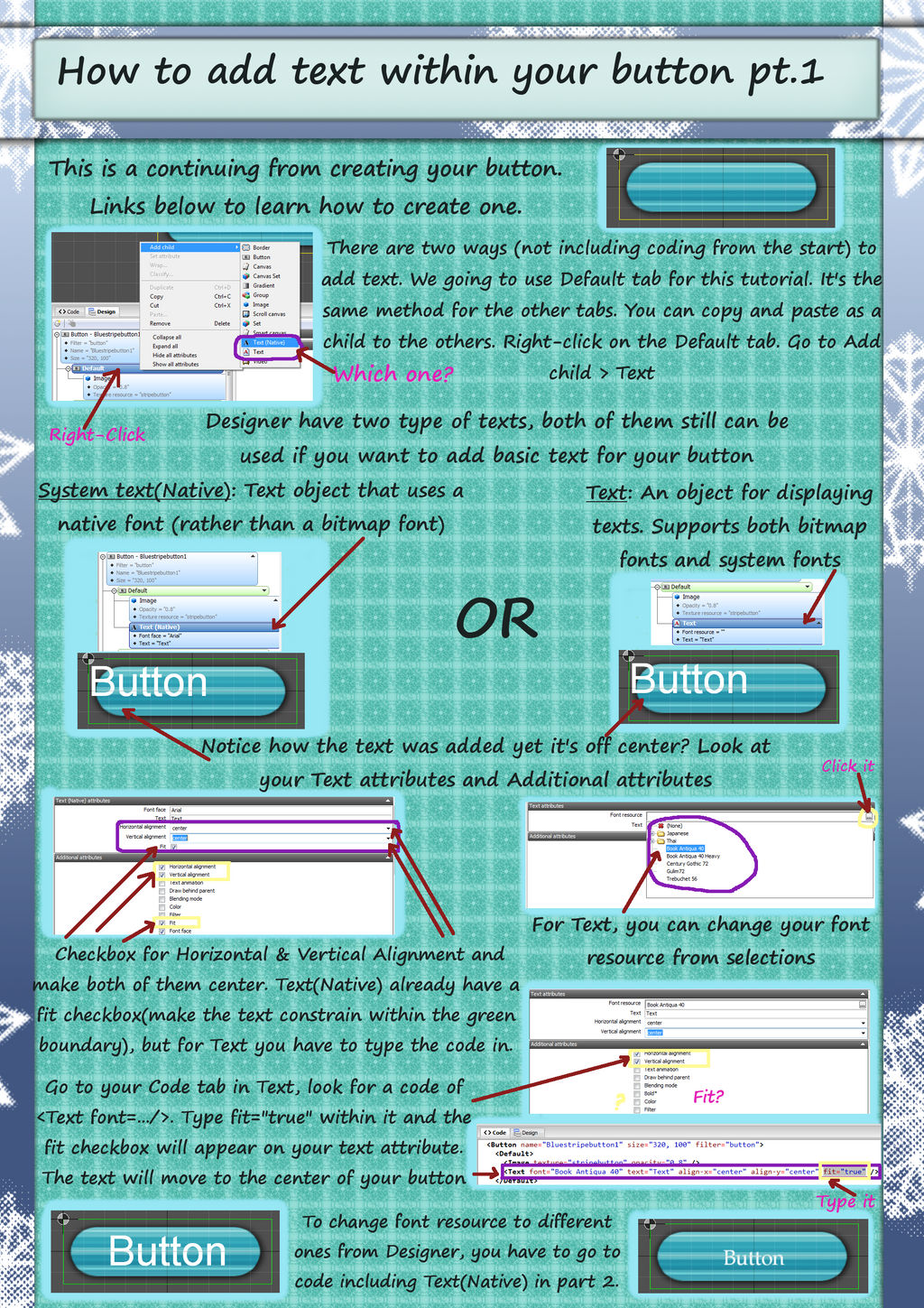 Text Inside Button Css How to add text within your button part 1 by afiniwind on DeviantArt