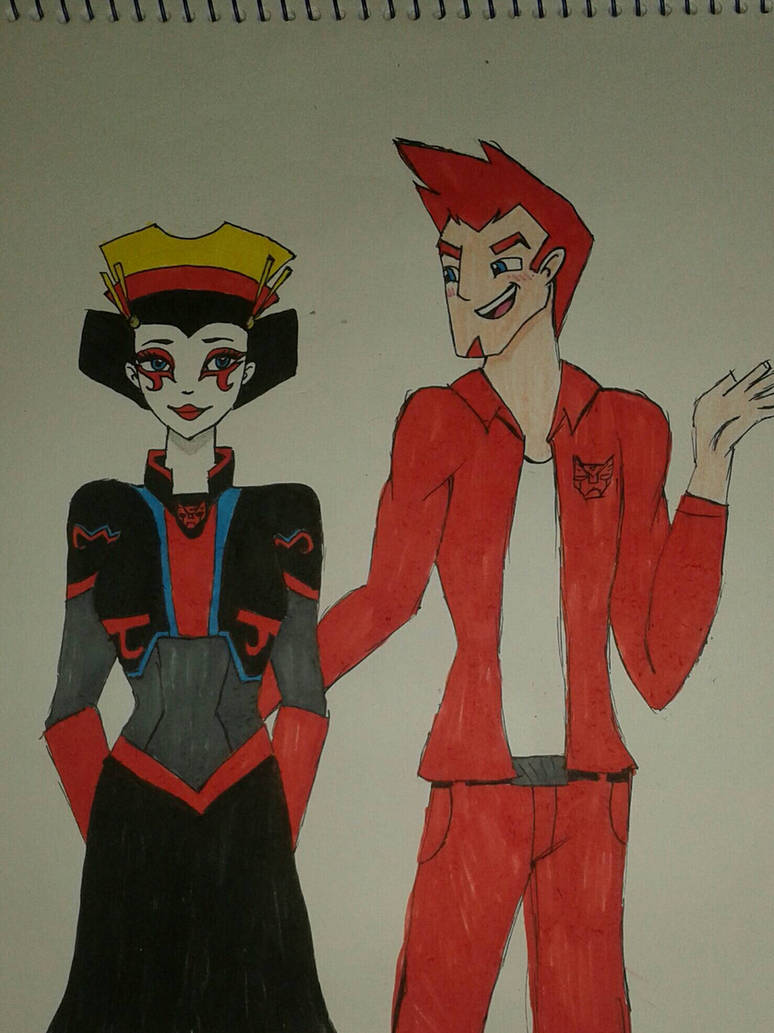 RiD 2016 Humanized Windblade X Sideswipe by GirlyGoldfish143 on DeviantArt