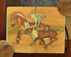 Marker Inga and Reindeer