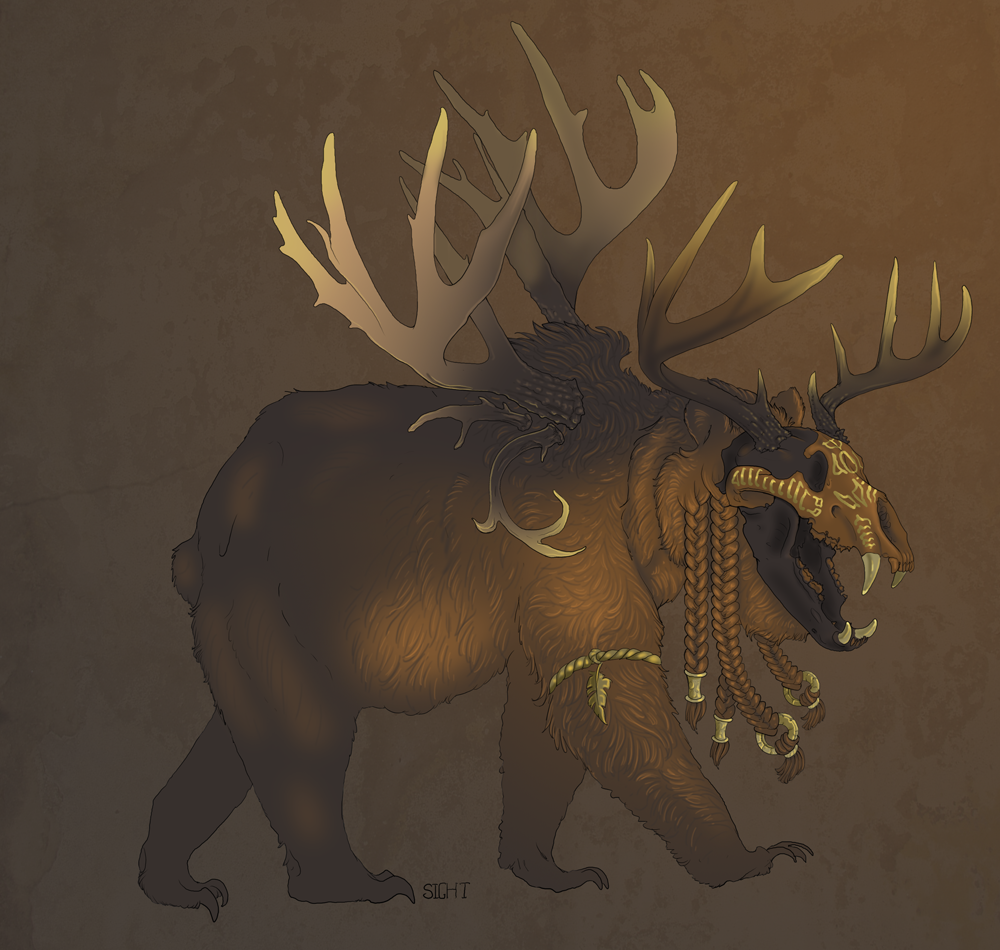 Antlers Spirit Bear