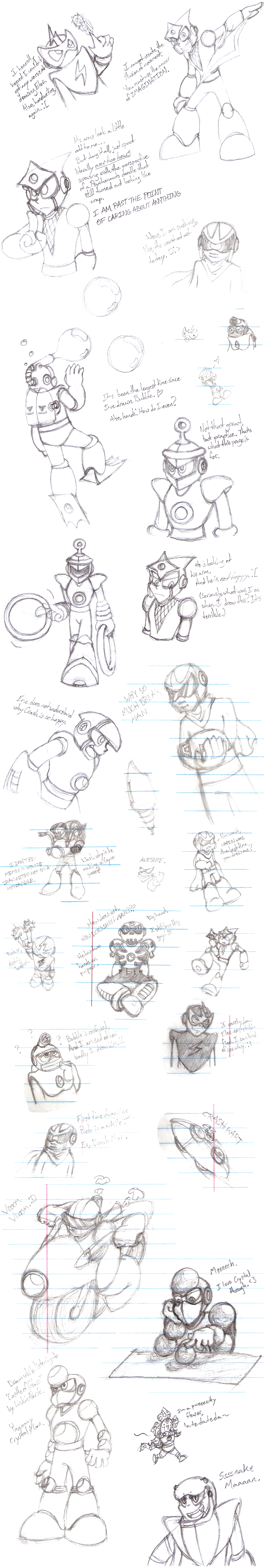 Old Mega Man Doodles (Pt. 1)