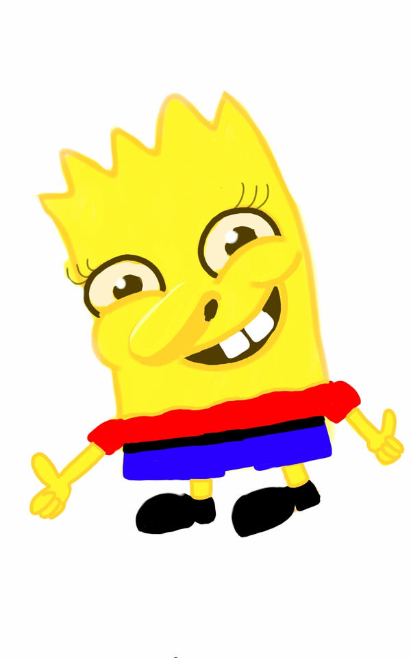 Sponge Bart SPONGE BART SIMPSON by IRIZO on DeviantArt