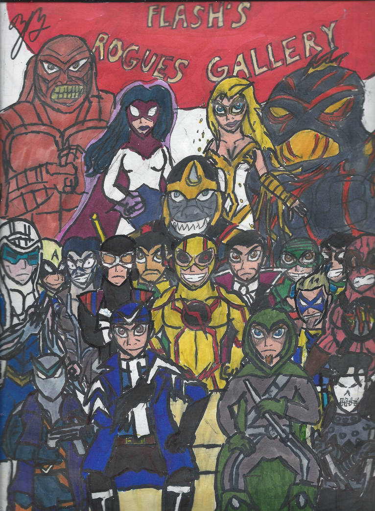 The Rouges Gallery Flash Flash's Rogues Gallery by TheProfBurg on DeviantArt