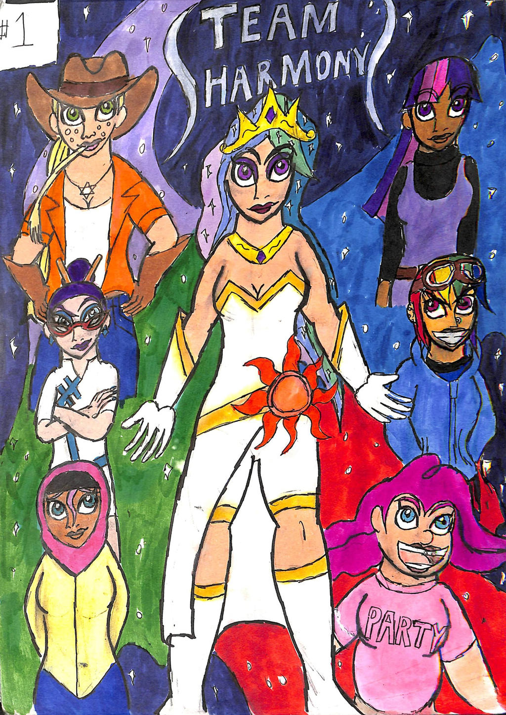 Team Harmony #1 Beginnings part 1 cover