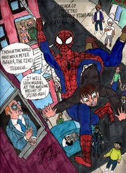 Spider-man Steve Ditko Tribute by TheProfBurg