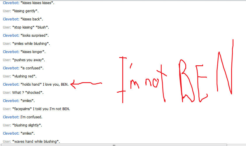 I m not BEN Drowned You idiot Cleverbot by I m not BEN Drowned You idiot Cleverbot by