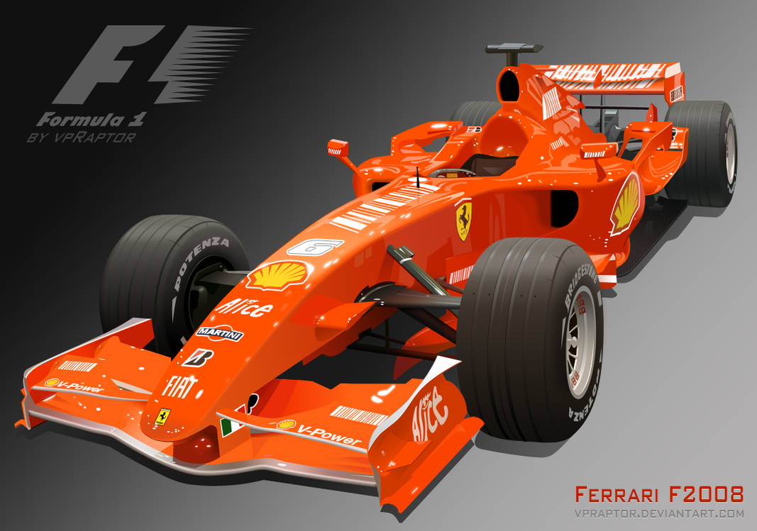 F2008 Ferrari F2008 Formula 1 car by vpRaptor on DeviantArt