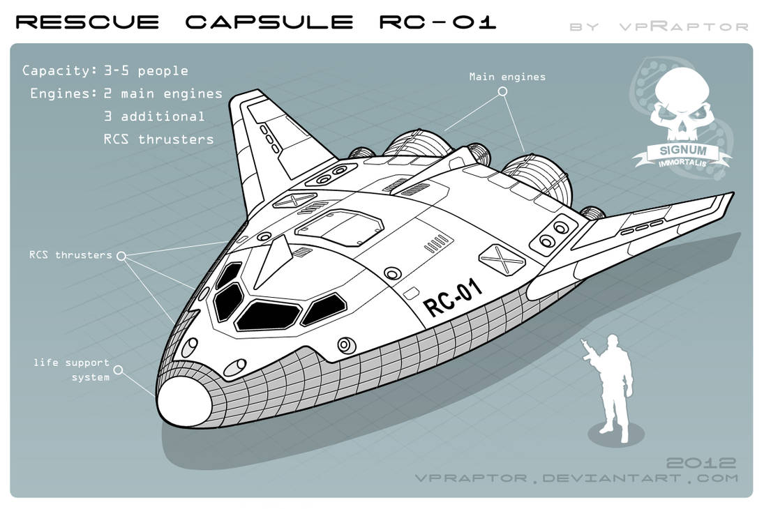 Rescue Capsule RC-01 by vpRaptor on DeviantArt