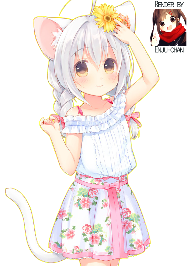 Cute Anime Girl Render by Enju-chan