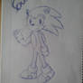 Sonic the hedgehog (a old drawn)