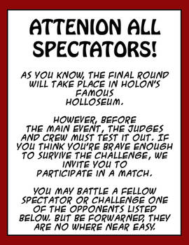 Final Round Spectator Prompt