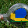 Lego Snail in a Bottle