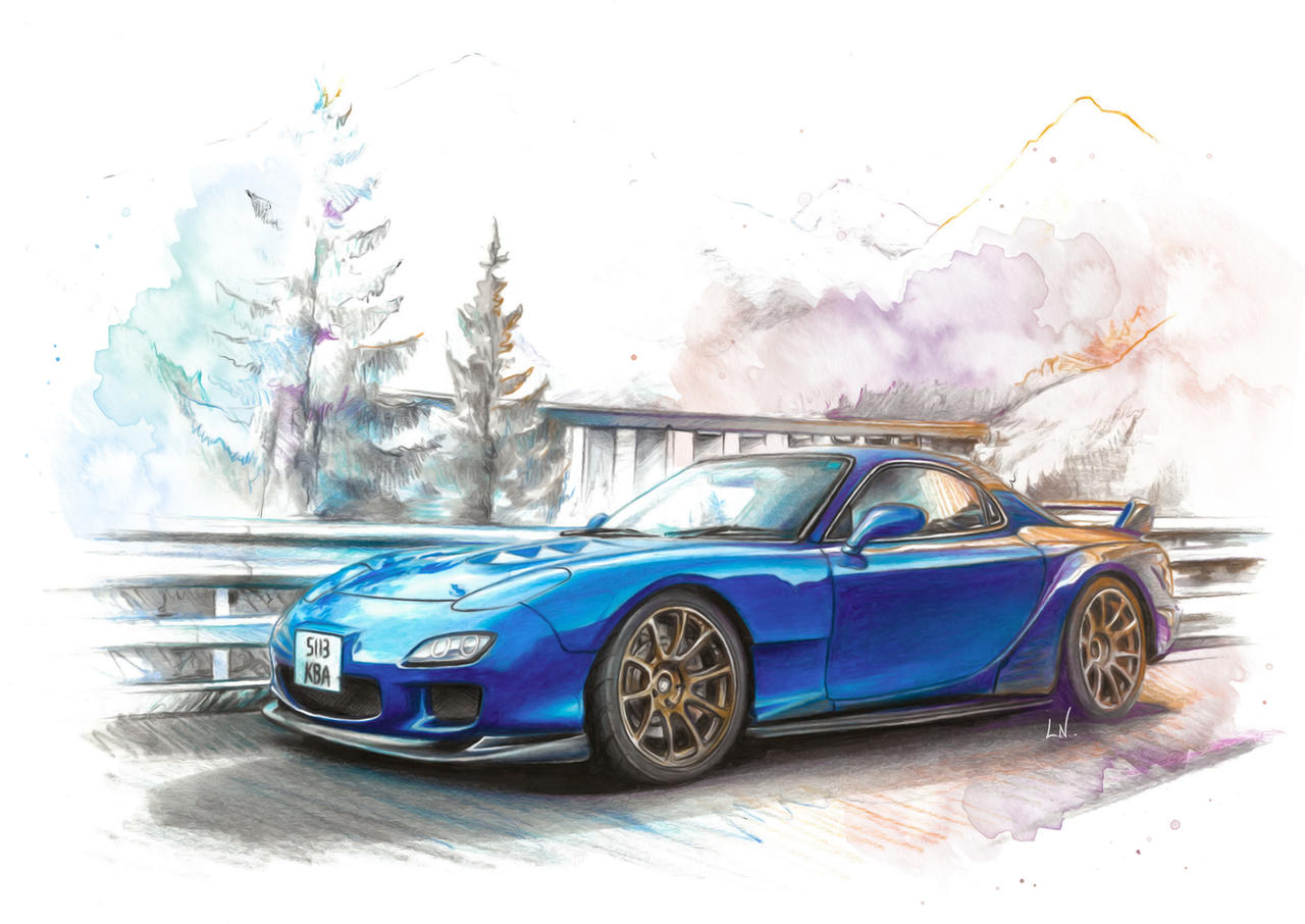 Mazda RX7 by StabiloMadness on DeviantArt