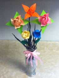 Origami Flower Bouquet