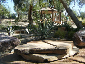 Pavilion at the Cactus Garden