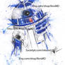 R2D2 watercolour