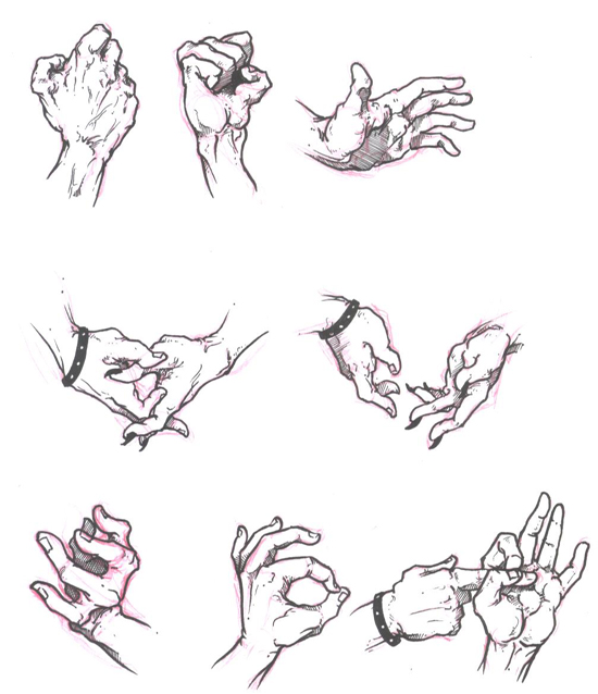 Hand Exercises Visual Hand Study: Visual II by Sariel367 on DeviantArt