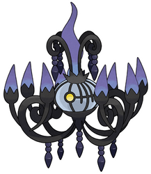Mega Chandelure (FAN-MADE) by pokeluka