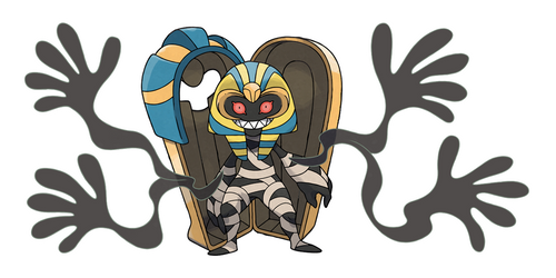 Mega Cofagrigus (FAN-MADE) by pokeluka