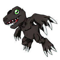 Agumon (Three Claws, Black)