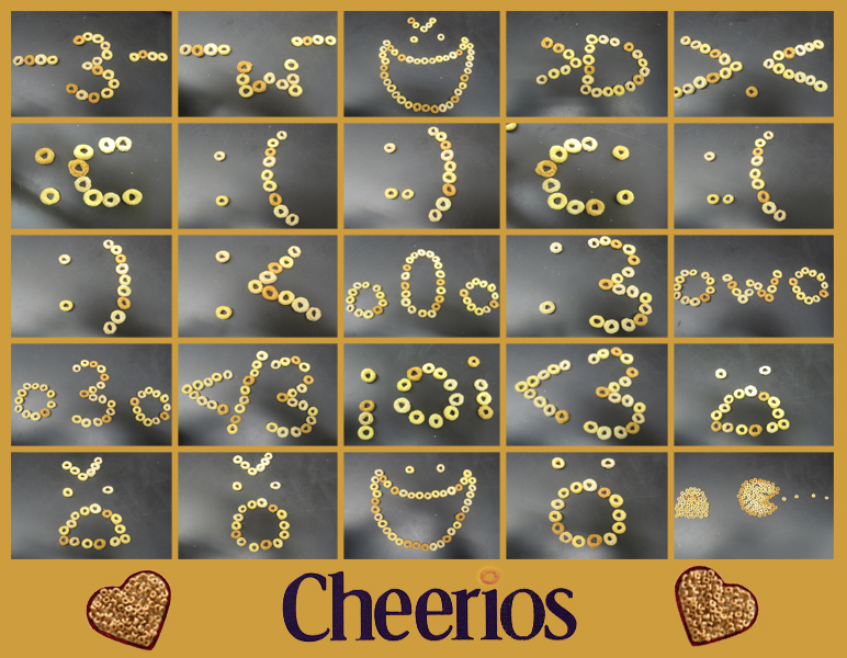 Cheerio Pattern cheerio art by somestrangehuman on DeviantArt