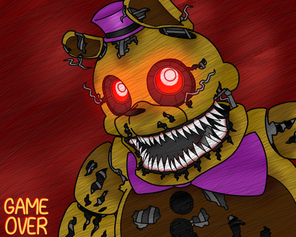 Fredbear Nightmare by LadyFiszi on DeviantArt