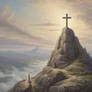 jesus cross on mountain 1