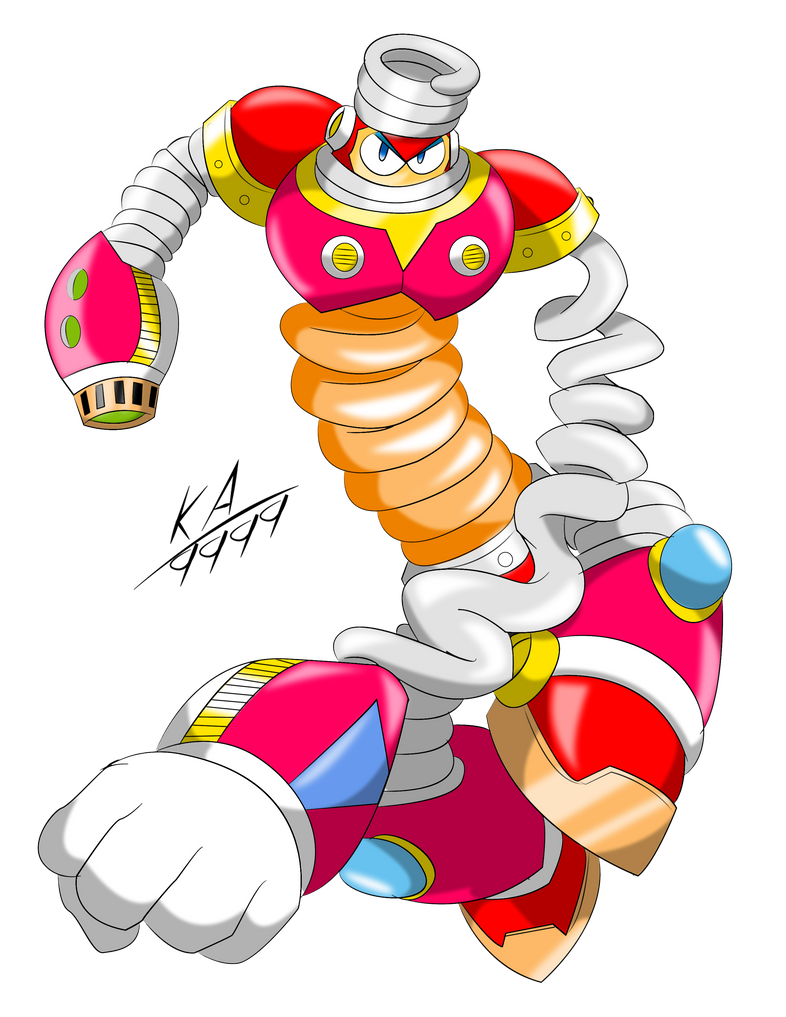 Springman (Megaman) by KA9999 on DeviantArt