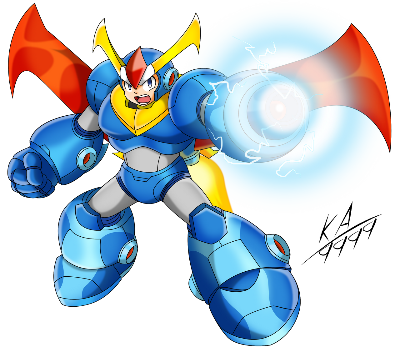 Hyper Mega Man by KA9999 on DeviantArt