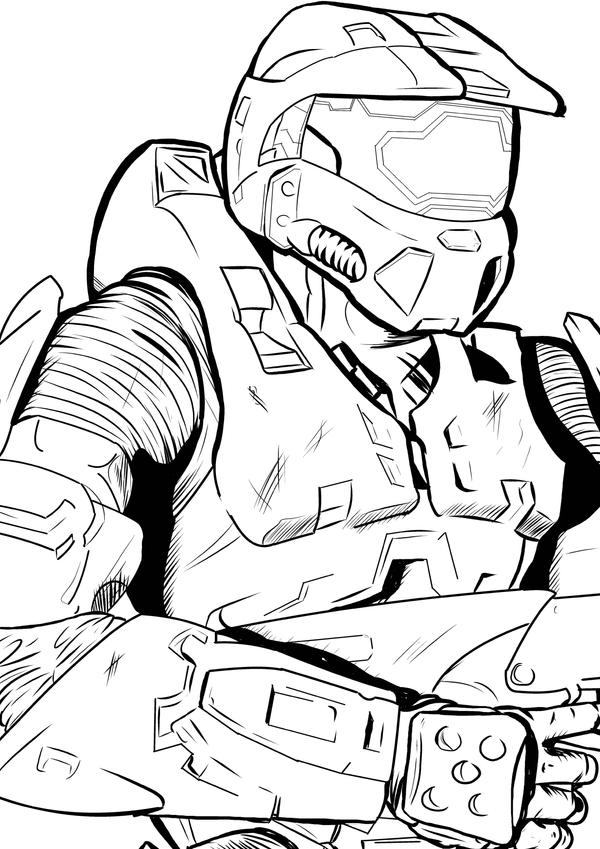 Master Chief Ink master chief inks by midknight01 on DeviantArt