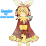 Rin kagamine and Pikachu render