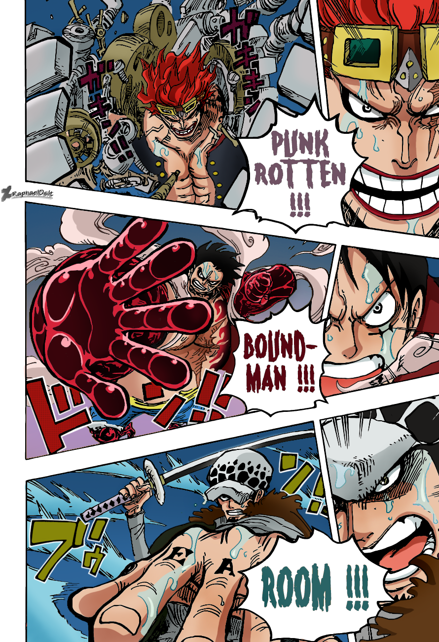 Luffy Kid And Law Vs Kaido Pirates One Piece 975 By Raphaeldslt On Deviantart