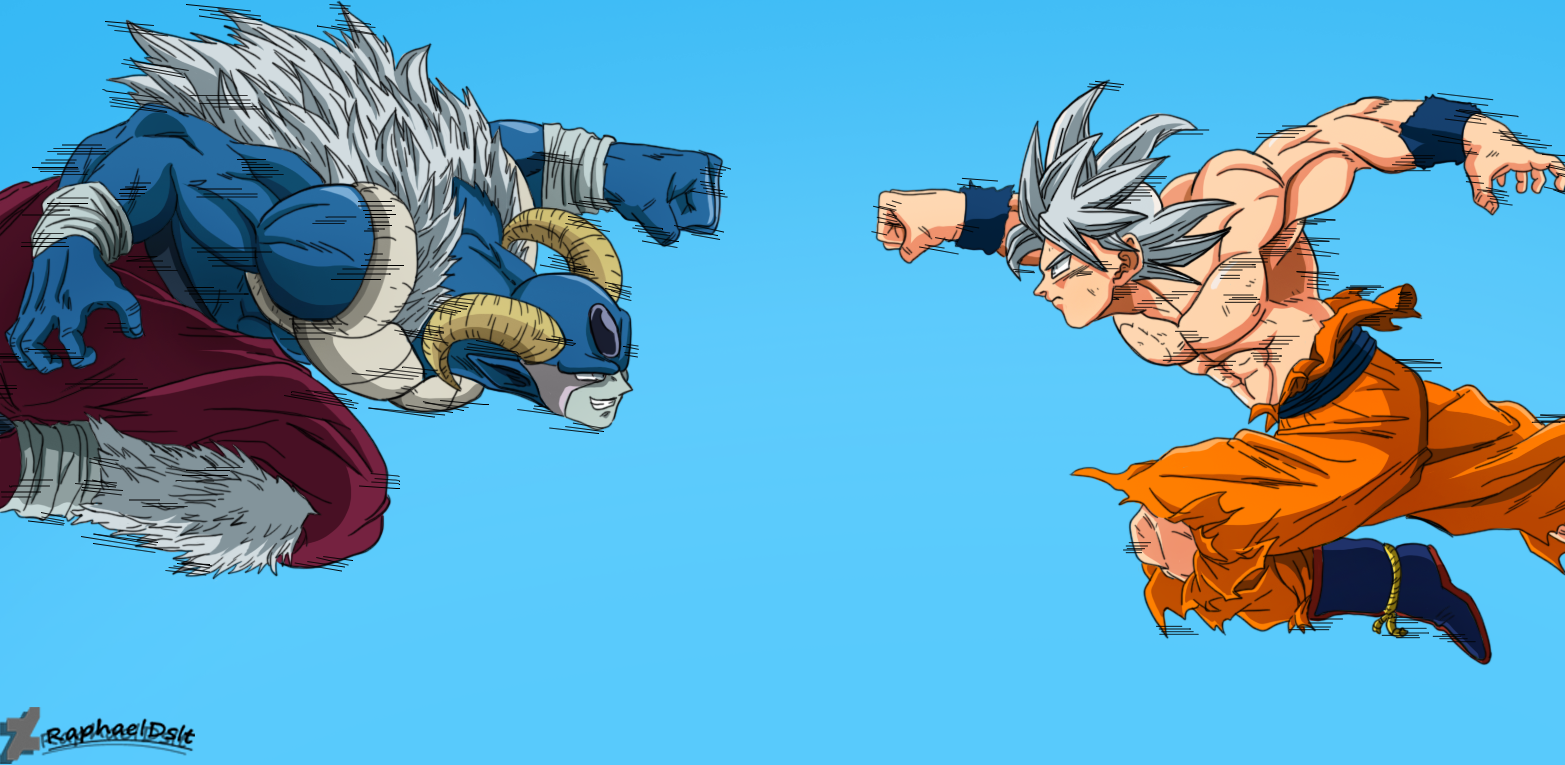Goku SSJ Blue vs Granola - Manga 73 by SaoDVD on DeviantArt