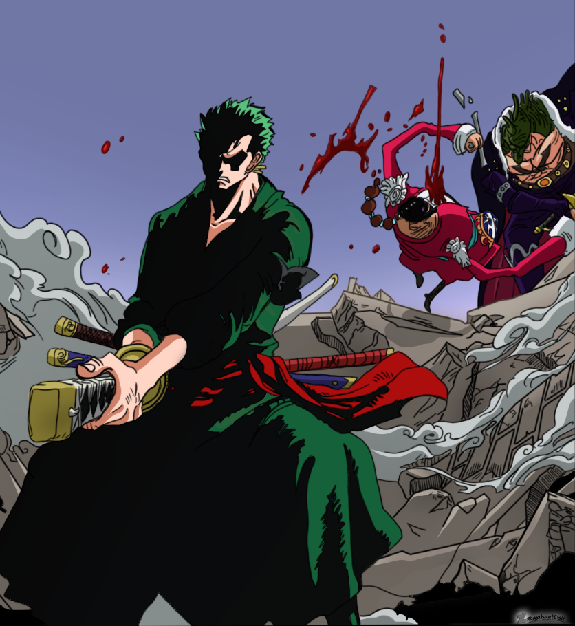 Zoro vs Apoo  One Piece 