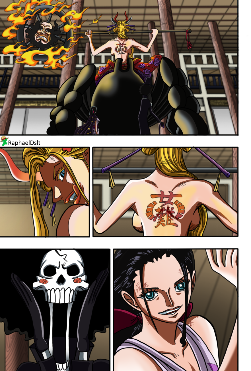 One Piece 1020 - Nico Robin vs Black Mara by Melonciutus on DeviantArt