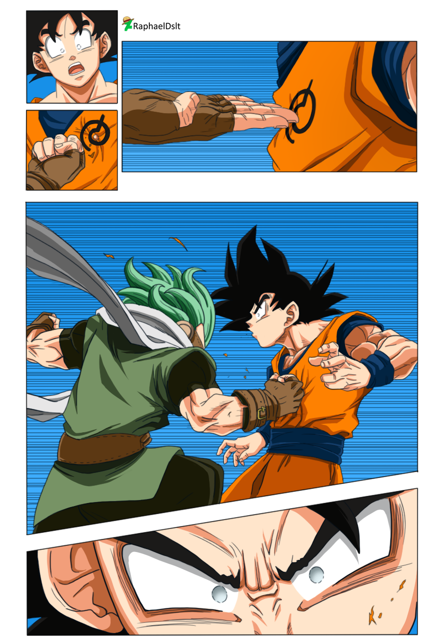 Goku SSJ Blue vs Granola - Manga 73 by SaoDVD on DeviantArt