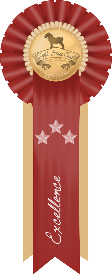 Draft Ribbon Draft-Horse-Club 3 star ribbon by TerracottaVulture on DeviantArt