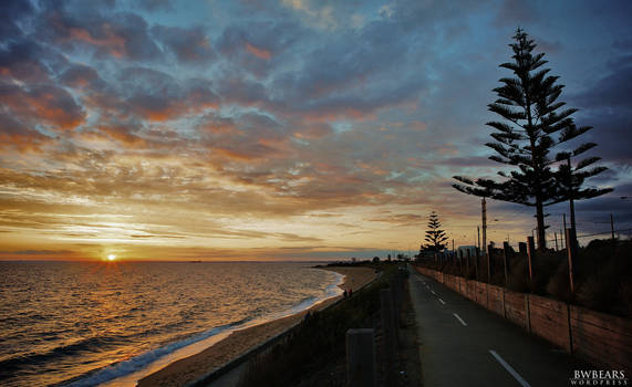 Sunset in Melbourne