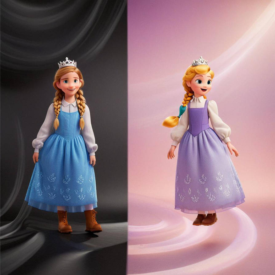 Two Princess by Jonanguyen1999 on DeviantArt