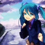 Hatsune Miku_In the spring breeze