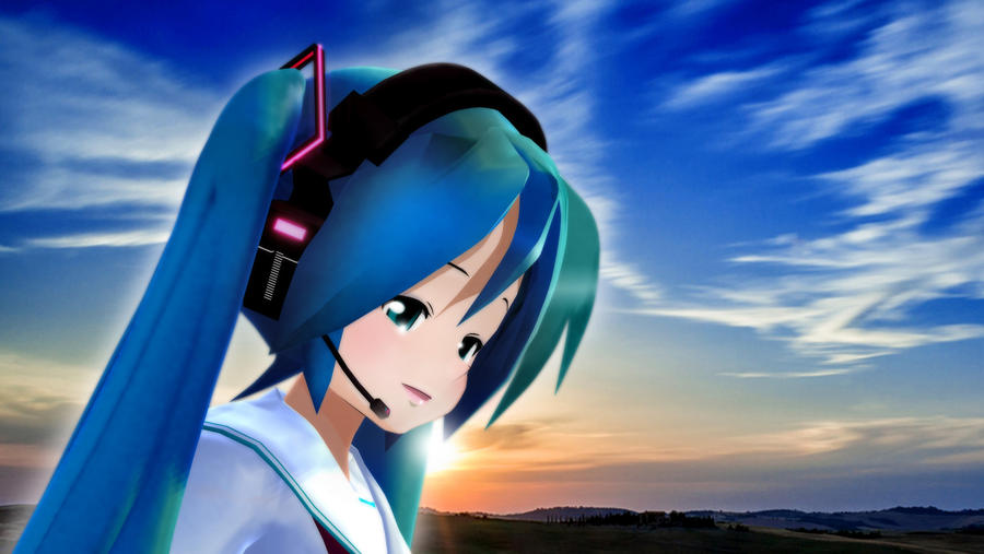 Sunset dream_Hatsune Miku MMD PV Dandelion