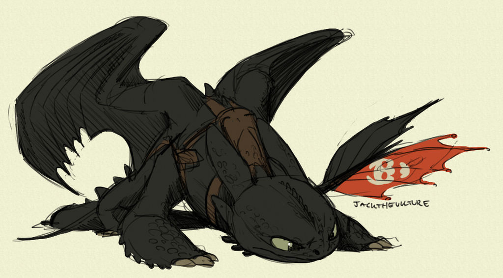 Toothless Investigating by JackTheVulture on DeviantArt